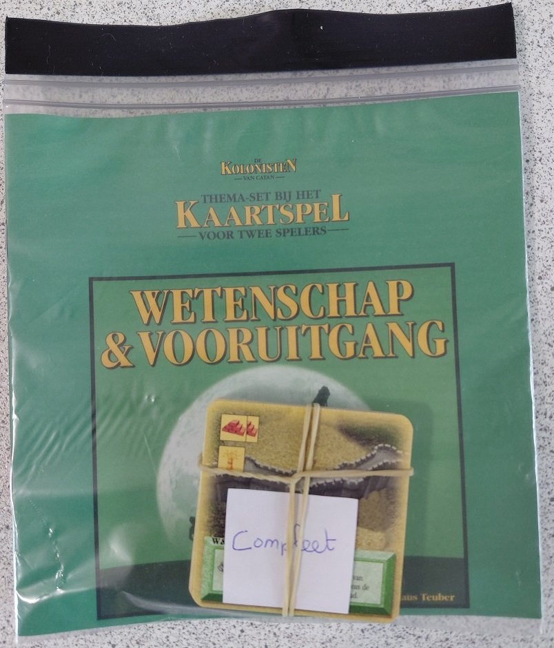 Kolonisten van Catan kaartspel uitbr. Wetenschap&Vooruitgang, Een of twee spelers, Ophalen of Verzenden, Zo goed als nieuw, 999 Games