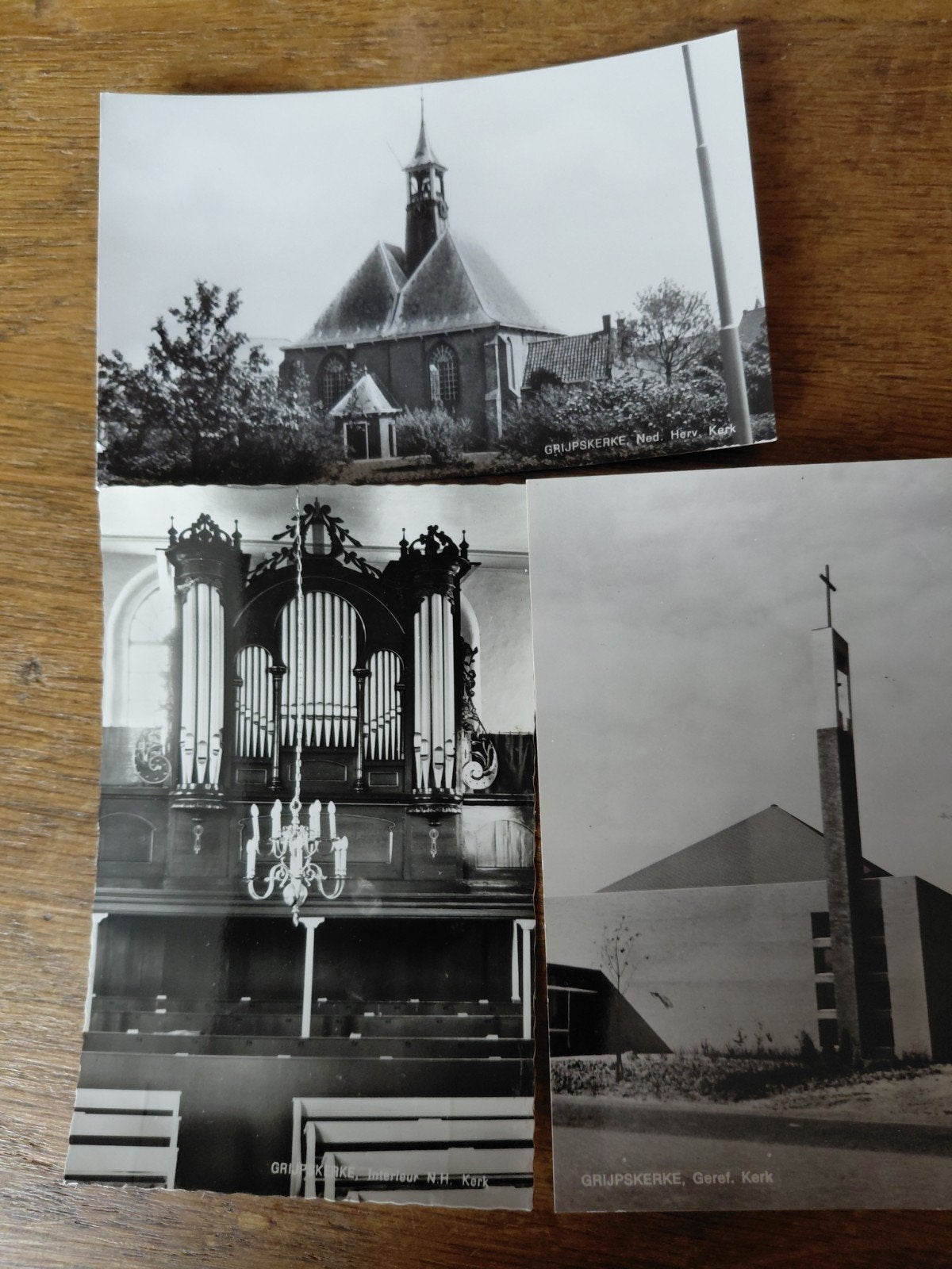 K 17 Grijpskerke hervk en interieur  en  geref k, Ophalen of Verzenden