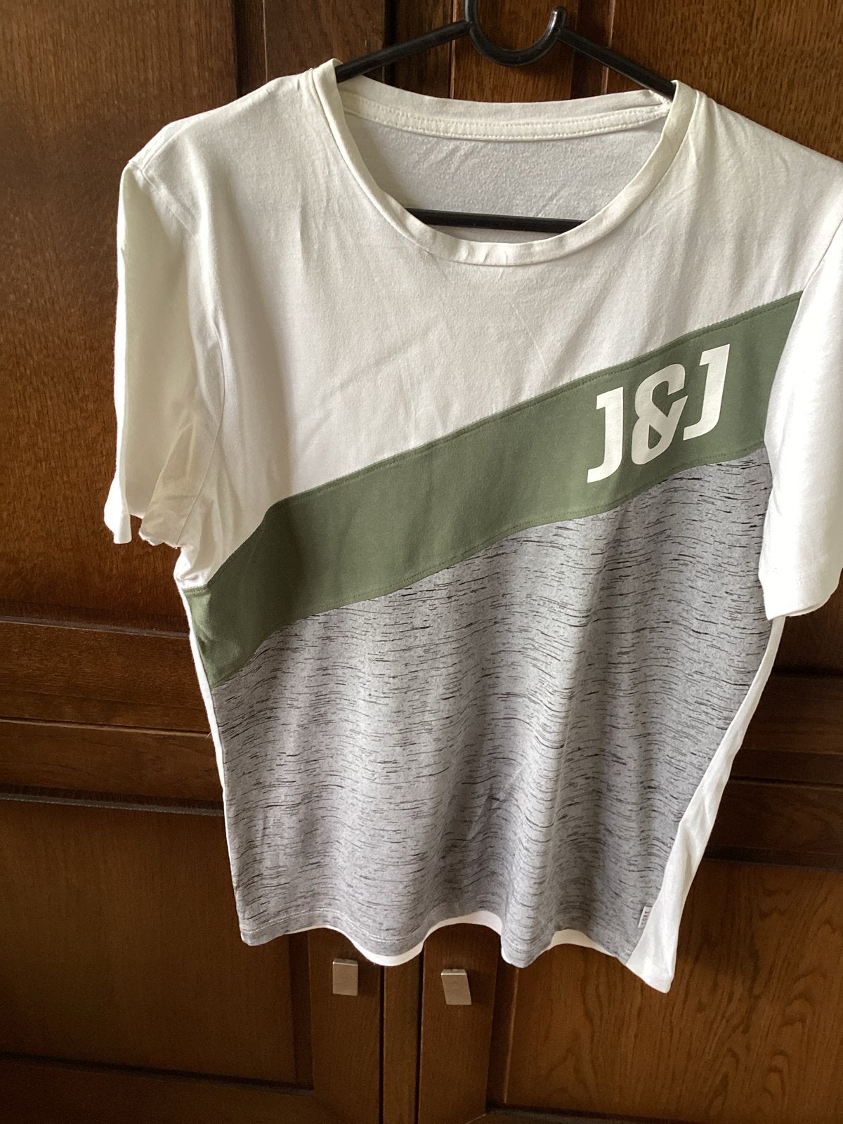Jack&Jones T-shirt - Maat S (valt als M), Ophalen of Verzenden, Gedragen, Maat 48/50 (M), Wit