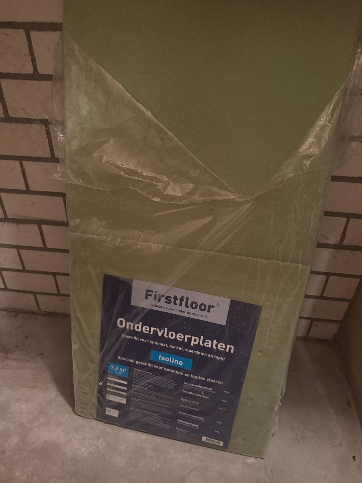 Firstfloor Ondervloerplaten Isoline 7,2 m², Ophalen, Overige materialen, 30 cm of meer, 50 tot 150 cm