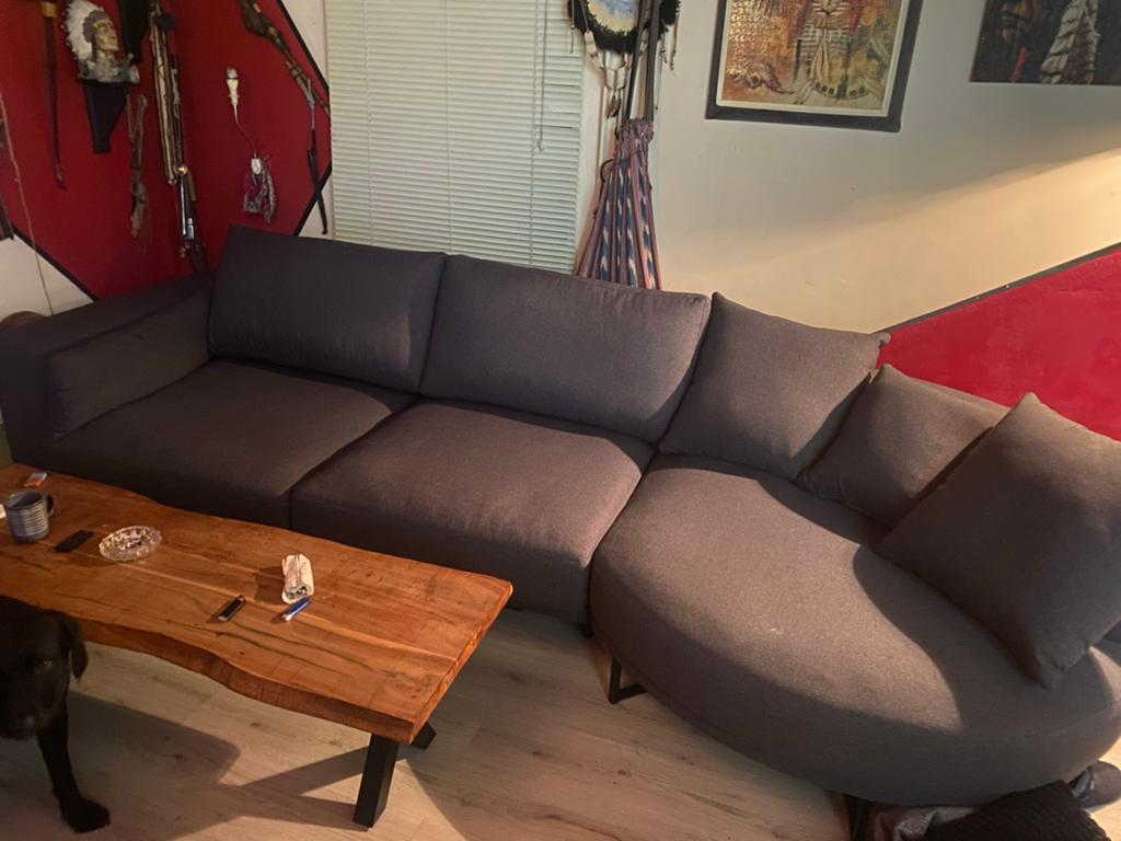Nieuwe hoekbank, Huis en Inrichting, Banken | Bankstellen, Hoekbank, Ophalen of Verzenden, Vierpersoons of meer, 300 cm of meer