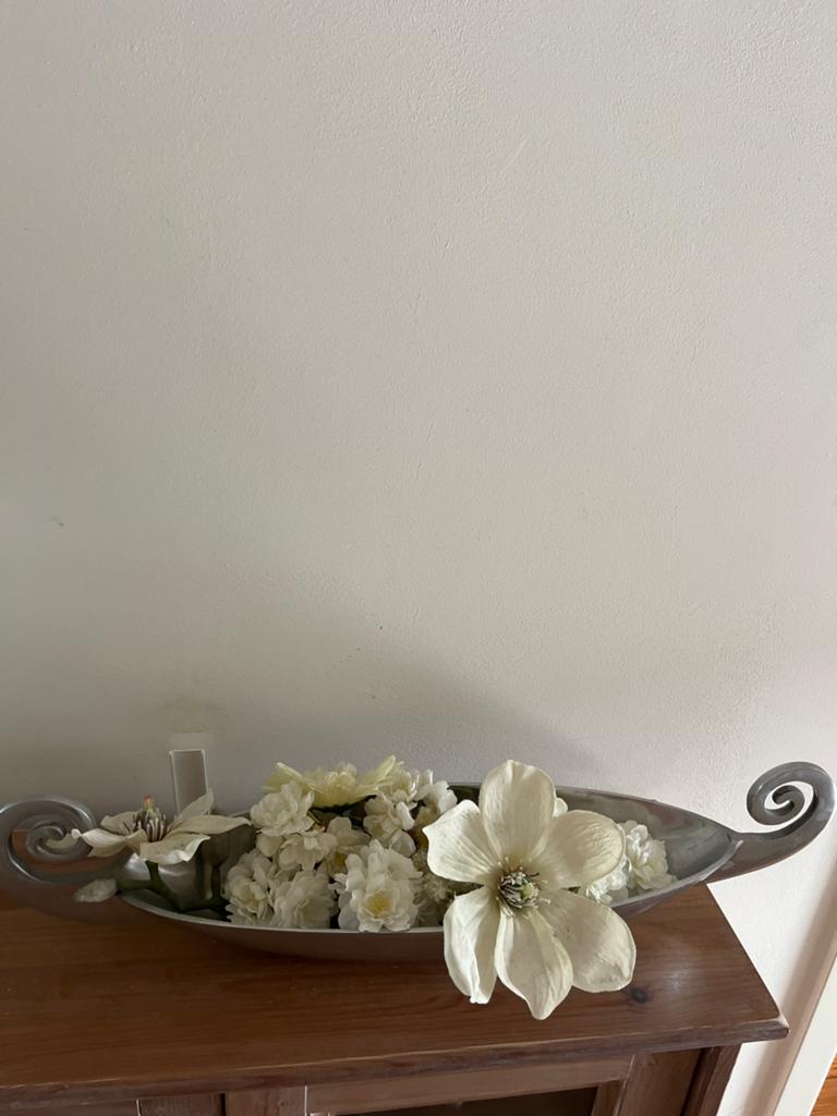 Decoratieve schaal met kruldetails, Overige materialen, Schaal, Ophalen of Verzenden, Zo goed als nieuw