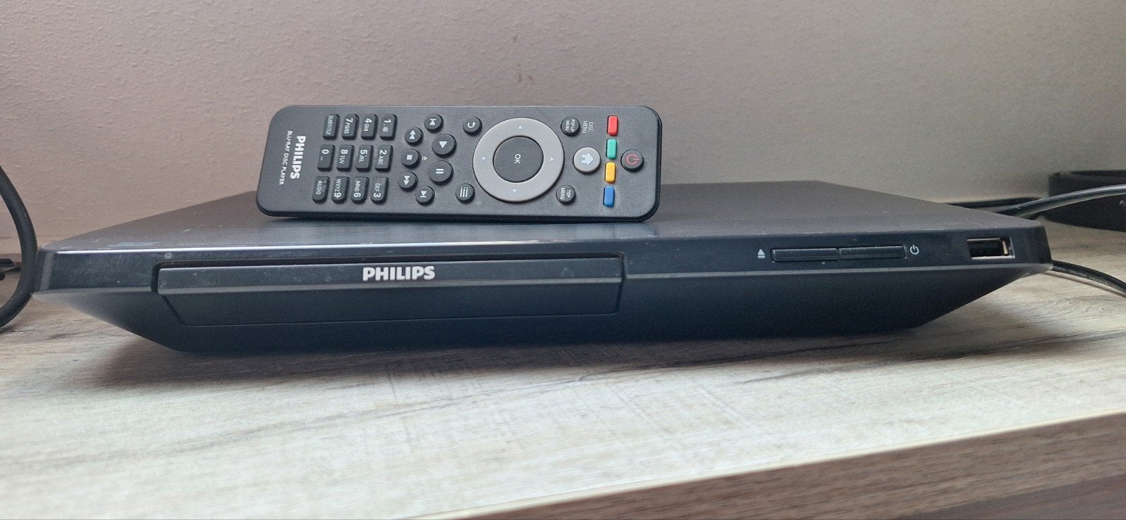 Philips Blu-ray Disc Speler met Afstandsbediening, Audio, Tv en Foto, Blu-ray-spelers, Ophalen of Verzenden, Gebruikt, Philips