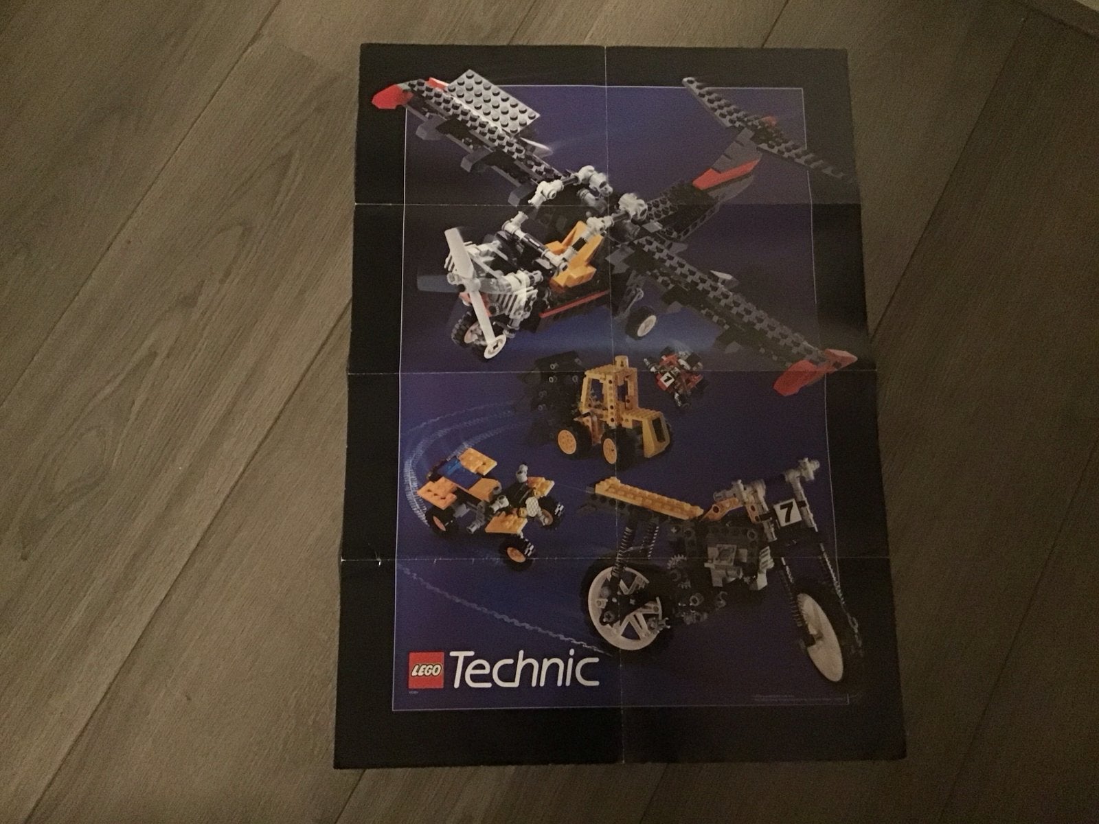 Originele LEGO Technic Poster 1992, Ophalen of Verzenden, Gebruikt