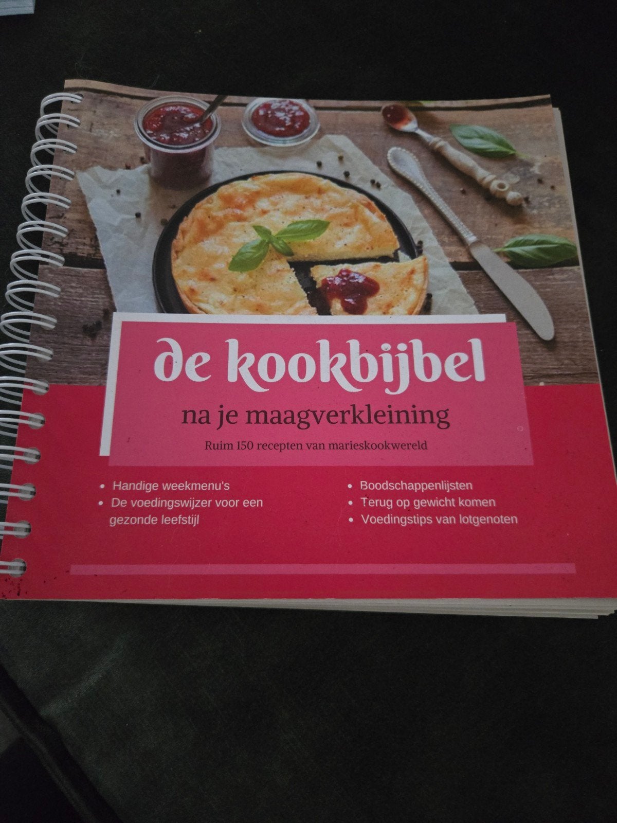 De Kookbijbel na je maagverkleining - Marieskookwereld, Voorgerechten en Soepen, Marieskookwereld, Ophalen of Verzenden, Zo goed als nieuw