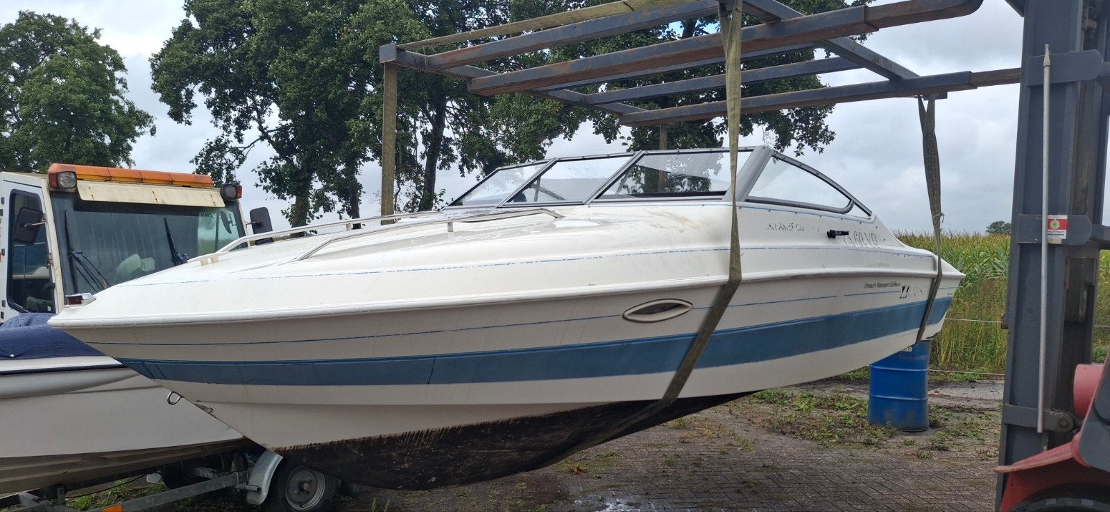 Tour speedboot cuddy met slaapplaatsen larson 19 ft cuddy, Ophalen, Overige merken, Gebruikt, Geen motor