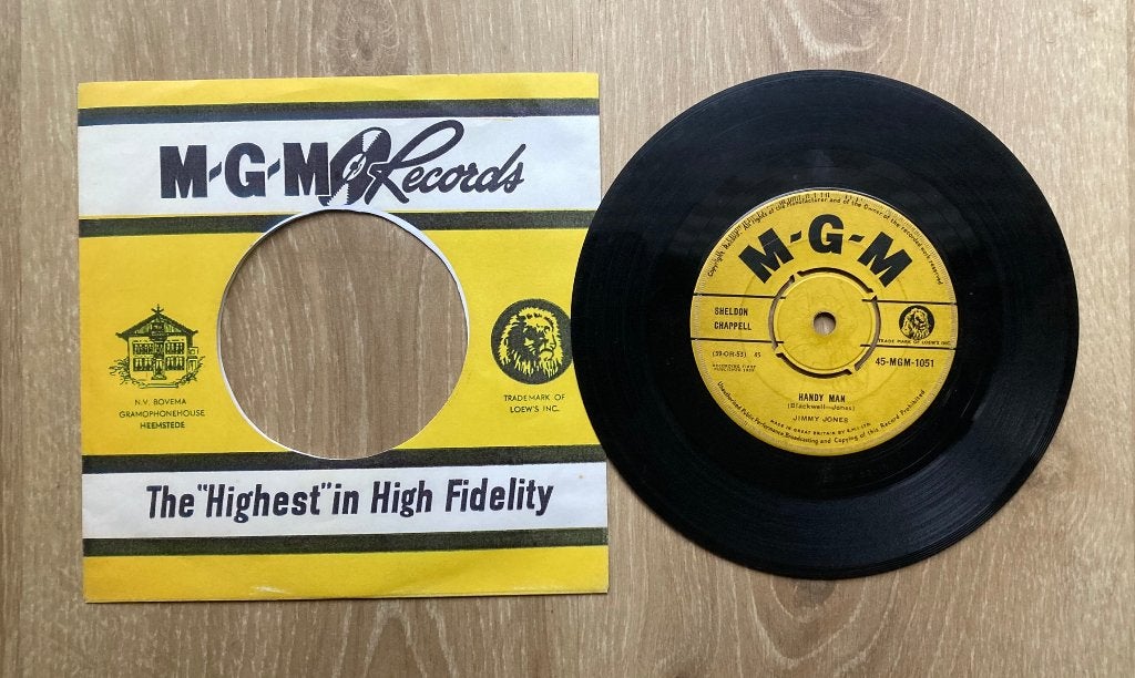 Jukebox Single Handy Man / The Search is Over - Jimmy Jones, Verzenden, 7 inch, Zo goed als nieuw, Pop