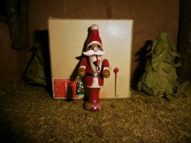 Oude Duits houten kerstman Rookmannetje poppenhuis pop boom, Verzenden