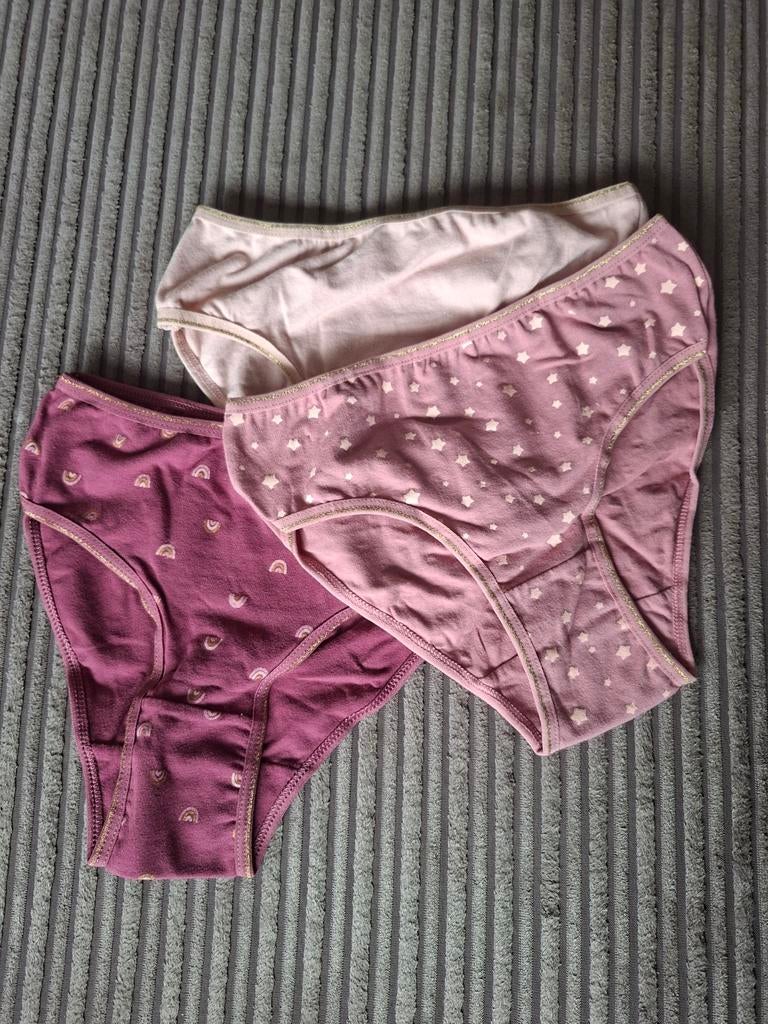 3 Wibra onderbroeken maat 128/134 - Nooit gedragen, Nacht- of Onderkleding, Meisje, Nieuw, Ophalen of Verzenden
