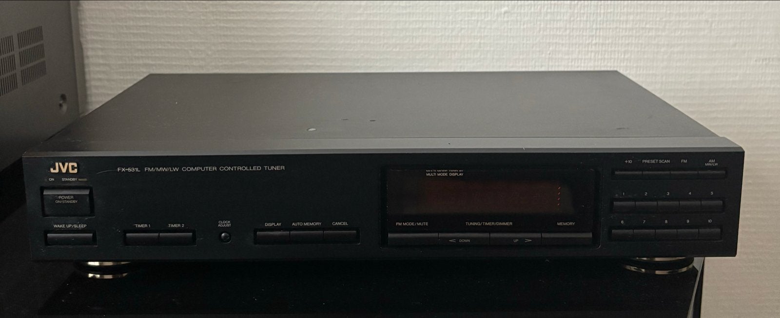 JVC FX-601L FM/AM/LW Computer Controlled Tuner, Ophalen of Verzenden, Gebruikt, Analoog