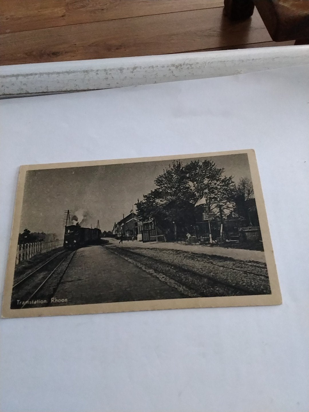 Oude Ansichtkaart: Tramstation Rhoon - Voor 1920, Ophalen of Verzenden, Voor 1920, Ongelopen, Zuid-Holland