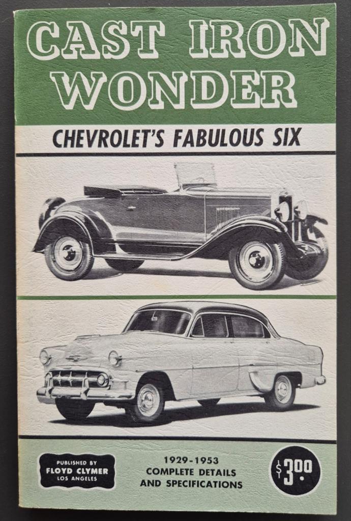 Chevrolet's Fabulous Six / Cast Iron Wonder 1929-1953, Boeken, Auto's | Boeken, Gelezen, Chevrolet, Ophalen of Verzenden, Floyd Clymer