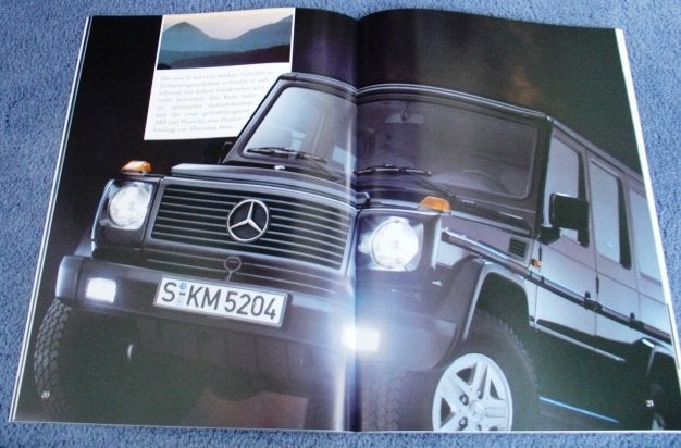 Mercedes-Benz G-klasse 1990 1991 brochure, Verzenden, Zo goed als nieuw, Mercedes