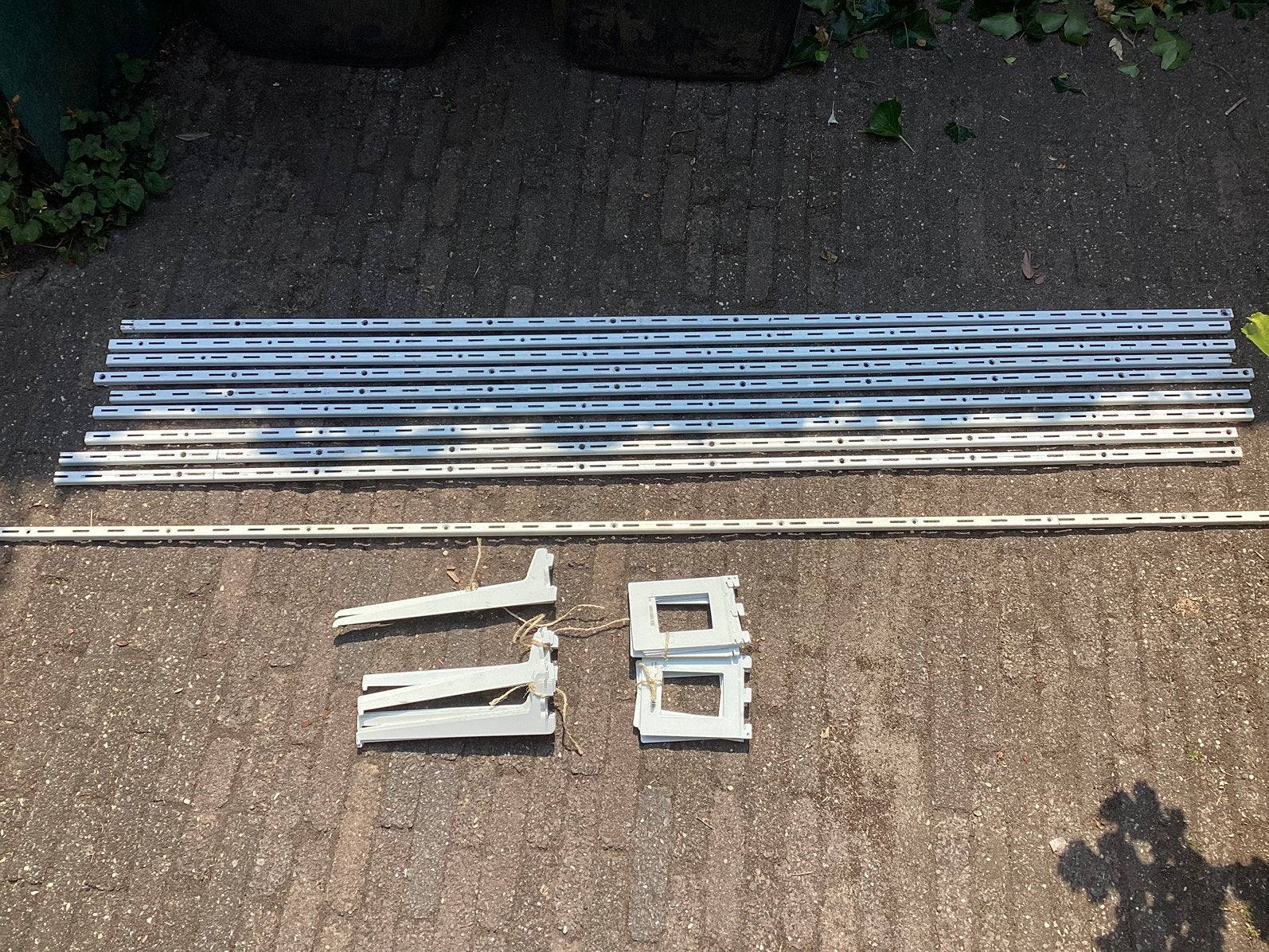 Plankdragers systeem rails en plankdragers, Ophalen, Gebruikt