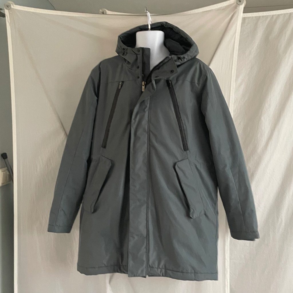 Pure White heren parka jas, maat XL. Groen met capuchon, Maat 56/58 (XL), Ophalen of Verzenden, Zo goed als nieuw, Pure White