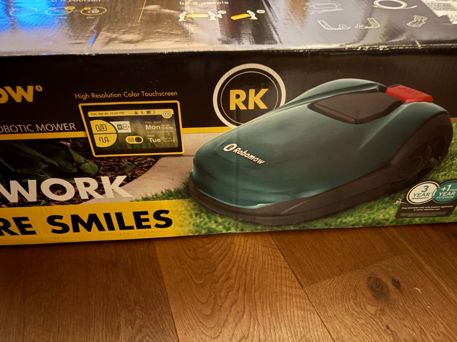 Robomow RK1000 Robotgrasmaaier - Nieuw in doos, Ophalen of Verzenden, Nieuw, Meer dan 25 cm, Bestuurbaar via app