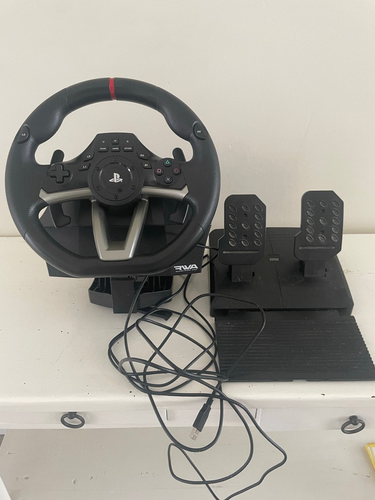 Hori Racing Wheel Apex (RWA) voor PlayStation, Ophalen of Verzenden, Gebruikt, Stuur of Pedalen, PlayStation 4