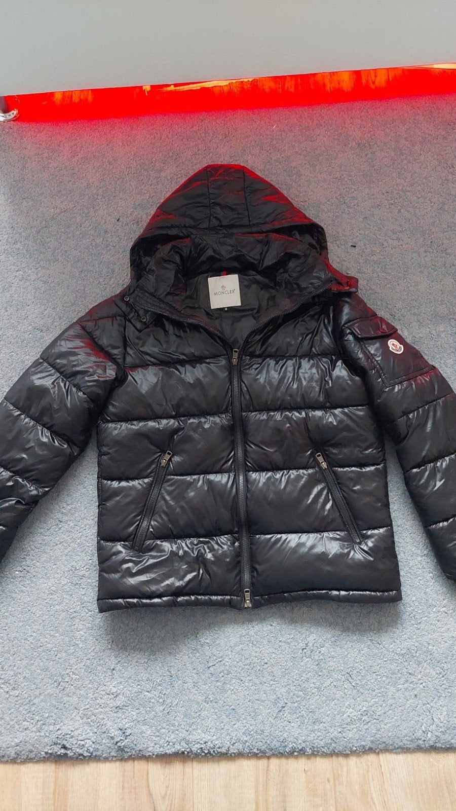 Moncler maya jacket, Kleding | Heren, Jassen | Winter, Moncler, Maat 48/50 (M), Zwart, Nieuw