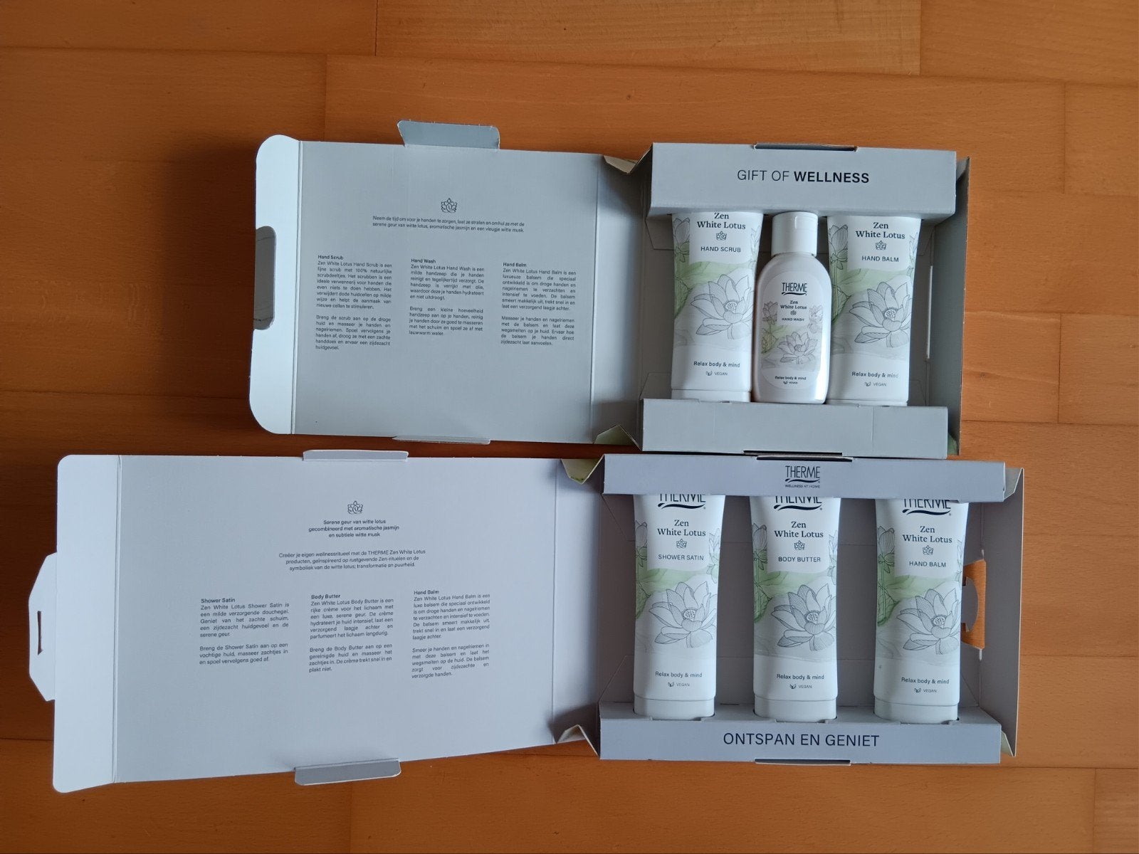 Therme Zen White Lotus Wellness Cadeauset (2 sets), Ophalen of Verzenden