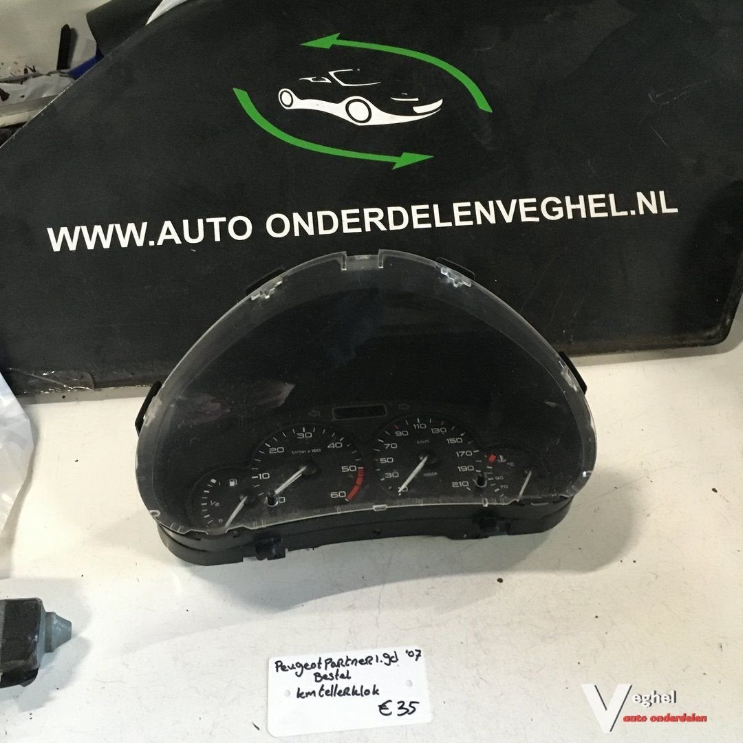 Peugeot Partner Bestel  1.9 D 2007 Km Tellerklok, Gebruikt, -, -, Ophalen of Verzenden
