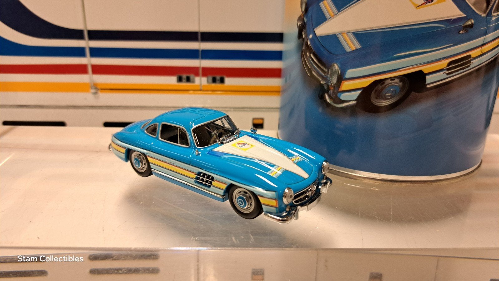 Minichamps Glasurit Mercedes-Benz 300SL Special Edition, Auto, Ophalen of Verzenden, Zo goed als nieuw, MiniChamps