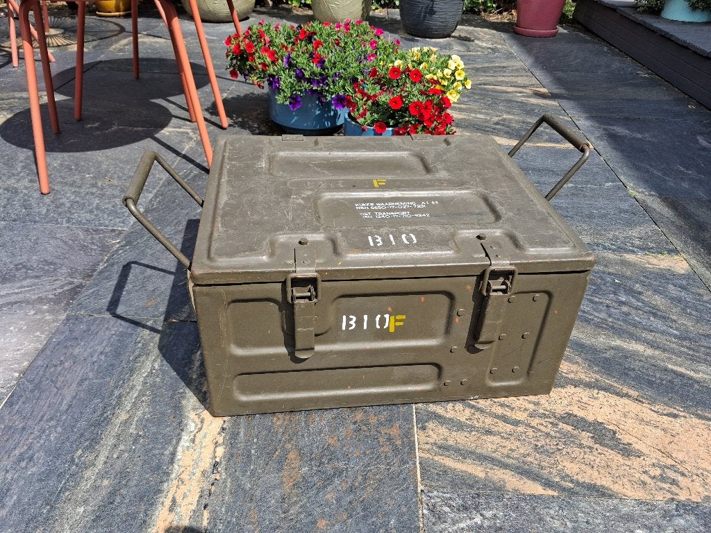 Oud militaire kist, Verzamelen, Ophalen, Overige soorten, Nederland, Kist of Geocache