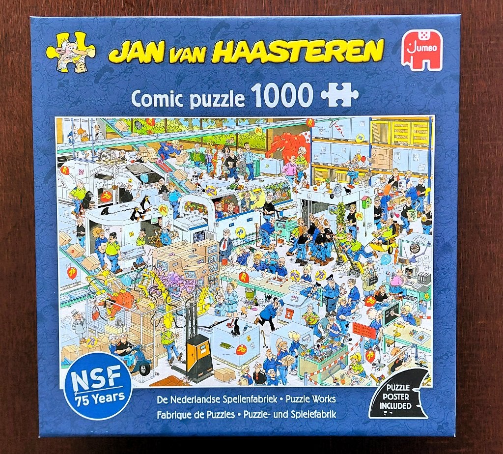 Jan van Haasteren - De Nederlandse Spellenfabriek, Ophalen of Verzenden, 500 t/m 1500 stukjes, Zo goed als nieuw, Legpuzzel