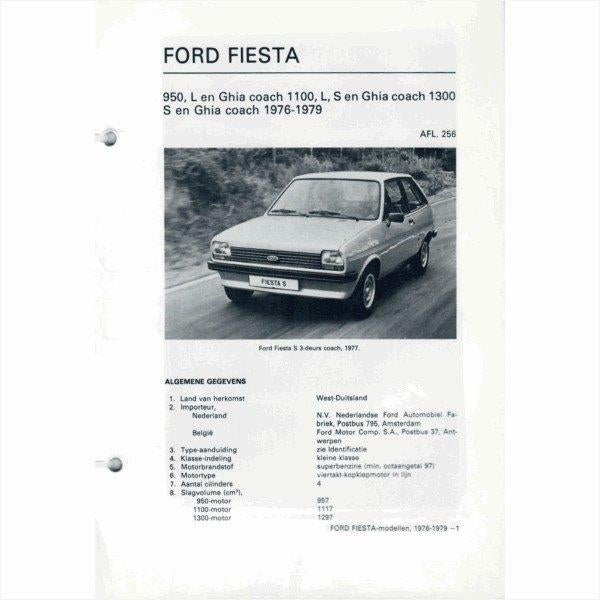 Ford Fiesta Vraagbaak losbladig 1976-1979 #3 Nederlands, Ophalen of Verzenden, Gelezen, Ford