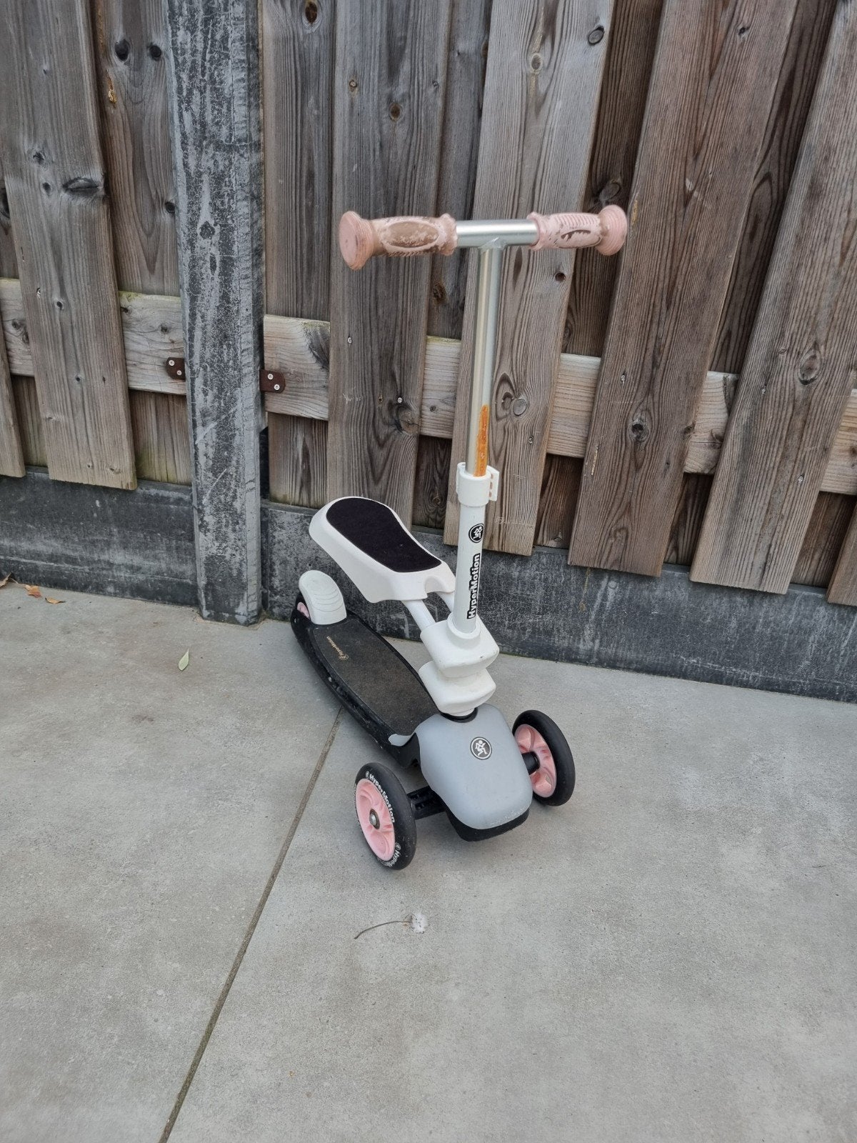 Kinderstep met zitje - 2-in-1, Fietsen en Brommers, Ophalen, Gebruikt, Gewone step, HyperMotion