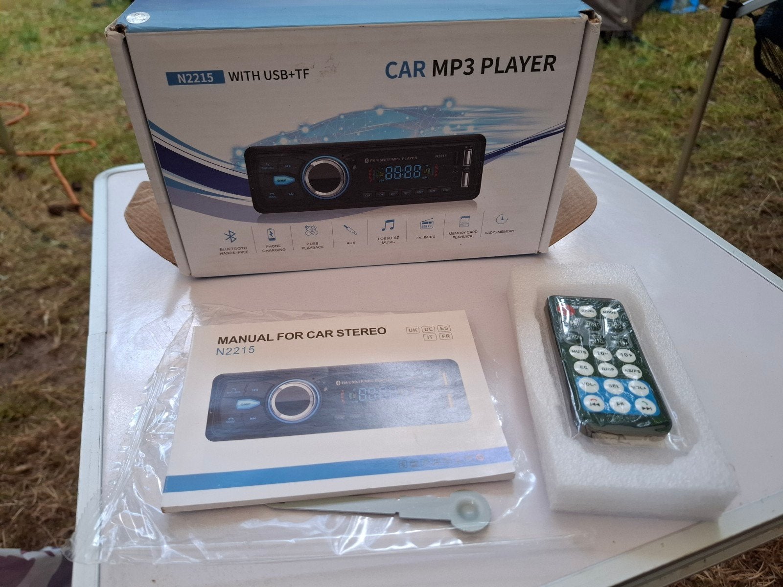 Nieuwe N2215 Car MP3 Player met Bluetooth en USB, Ophalen of Verzenden, Nieuw