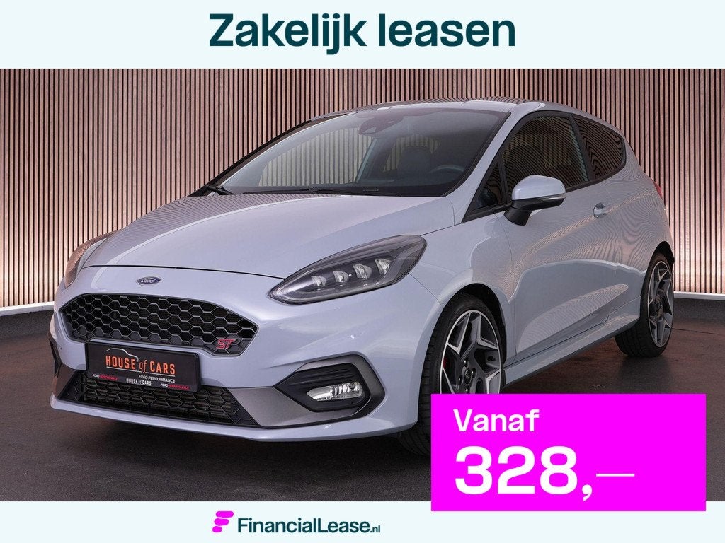 Ford Fiesta ST-3 1.5 200pk |perfect onderhouden|B&O|Apple Ca, Voorwielaandrijving, 1188 kg, Leder en Stof, Bedrijf