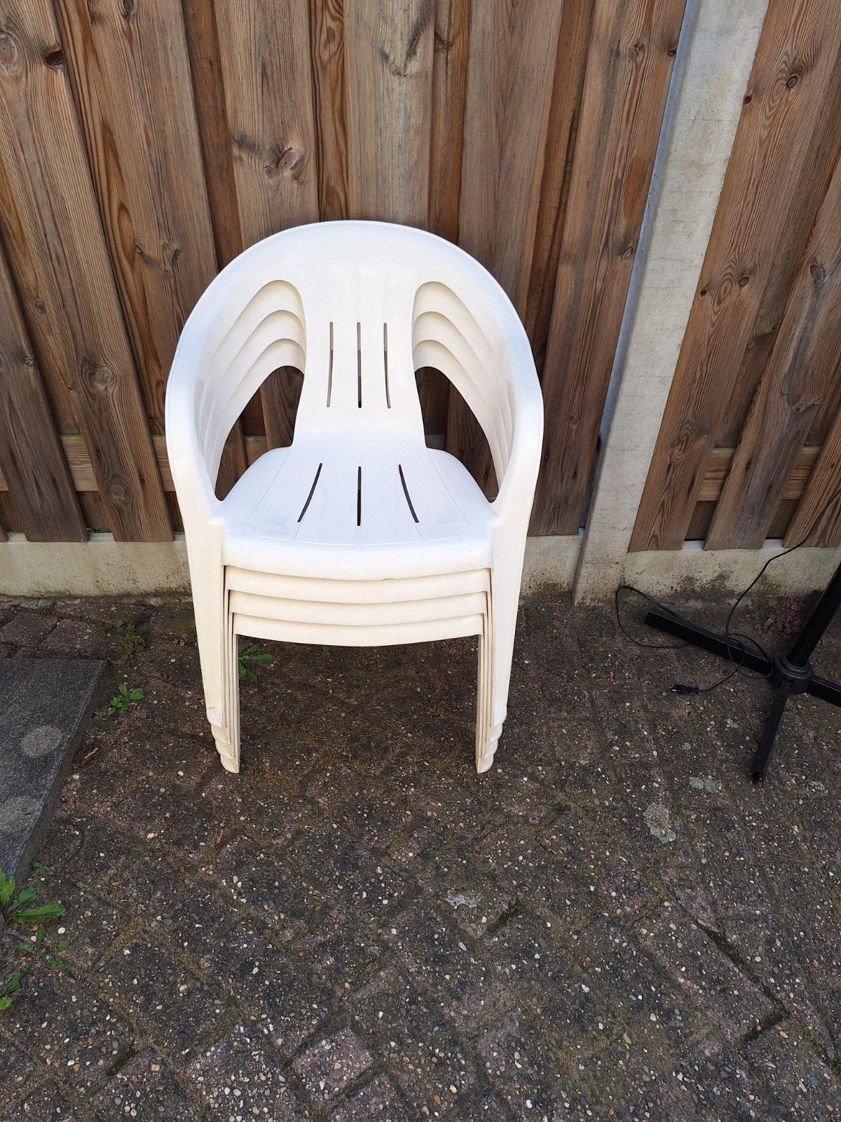 Jardin stapel tuinstoelen, Ophalen, Gebruikt, Kunststof