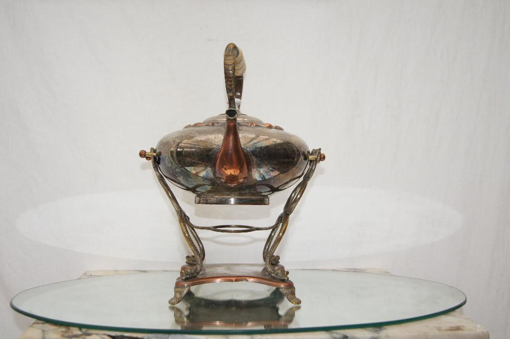Theepot op standaard ( Bouilloire, Ophalen of Verzenden