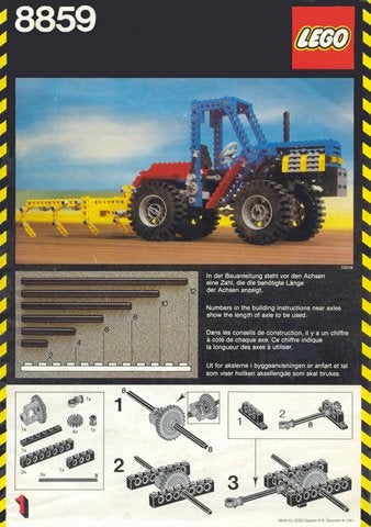 LEGO TECHNIC 8859 - Tractor - voor de verzamelaar, Compleet, Lego, Info@lego.nl, Ophalen of Verzenden