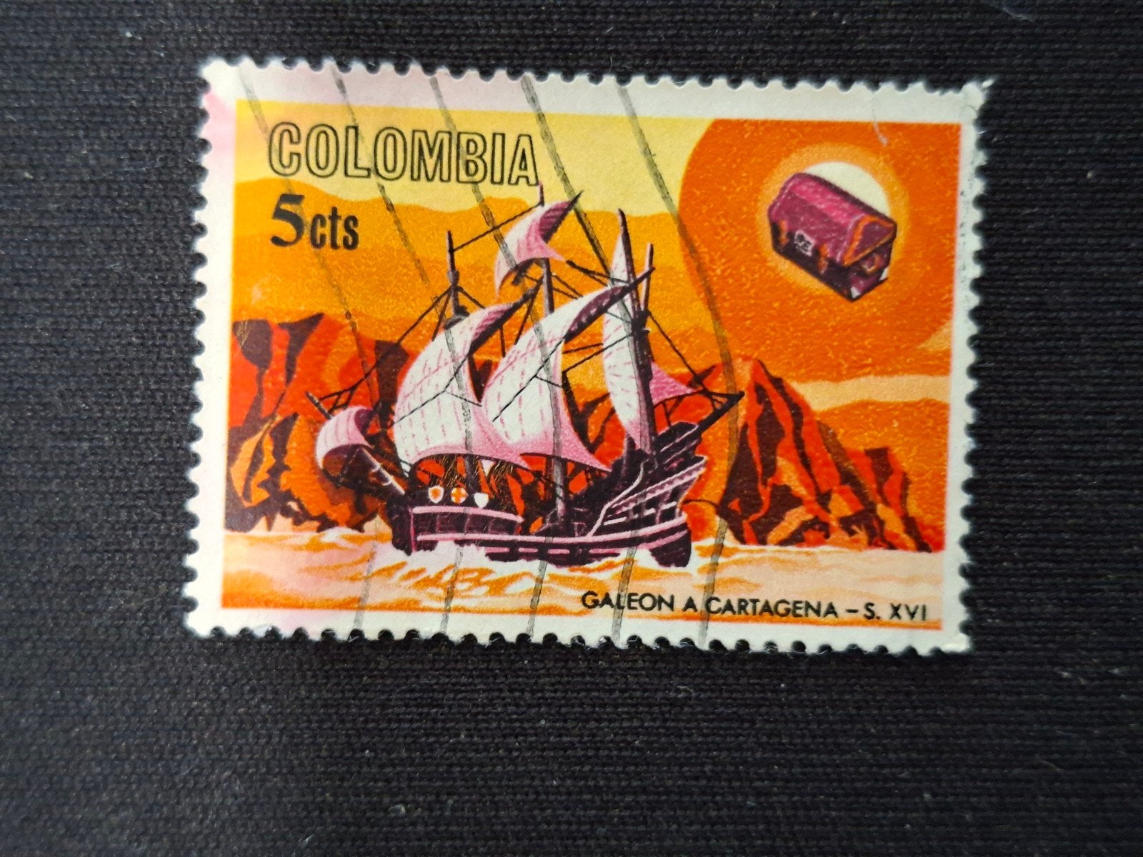 Colombia, Ophalen of Verzenden, Gestempeld, Zuid-Amerika