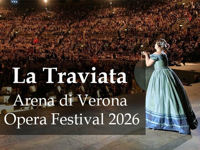 2 tickets La Traviata voor zaterdag 13-6 in de Arena Verona, Tickets en Kaartjes, Theater | Toneel, Dans en Opera, Twee personen