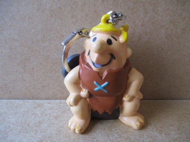 adv10690 flintstones sleutelhanger, Verzamelen, Ophalen, Overige figuren, Gebruikt, Overige typen