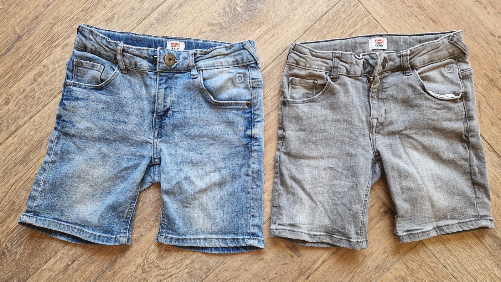 2x Korte spijkerbroek maat 128 jongens (Tumble 'n Dry), Kinderen en Baby's, Kinderkleding | Maat 128, Broek, Tumble 'n Dry, Verzenden