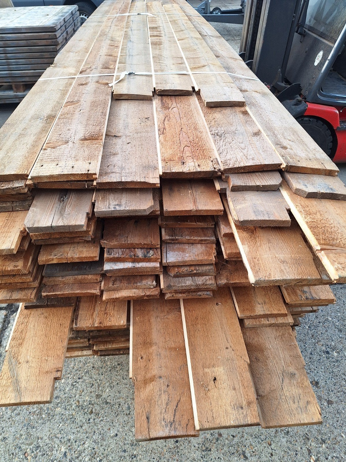 sloophout  planken  wandbekleding  dakbeschot  vloer, Doe-het-zelf en Verbouw, Hout en Planken, Minder dan 25 mm, Ophalen of Verzenden