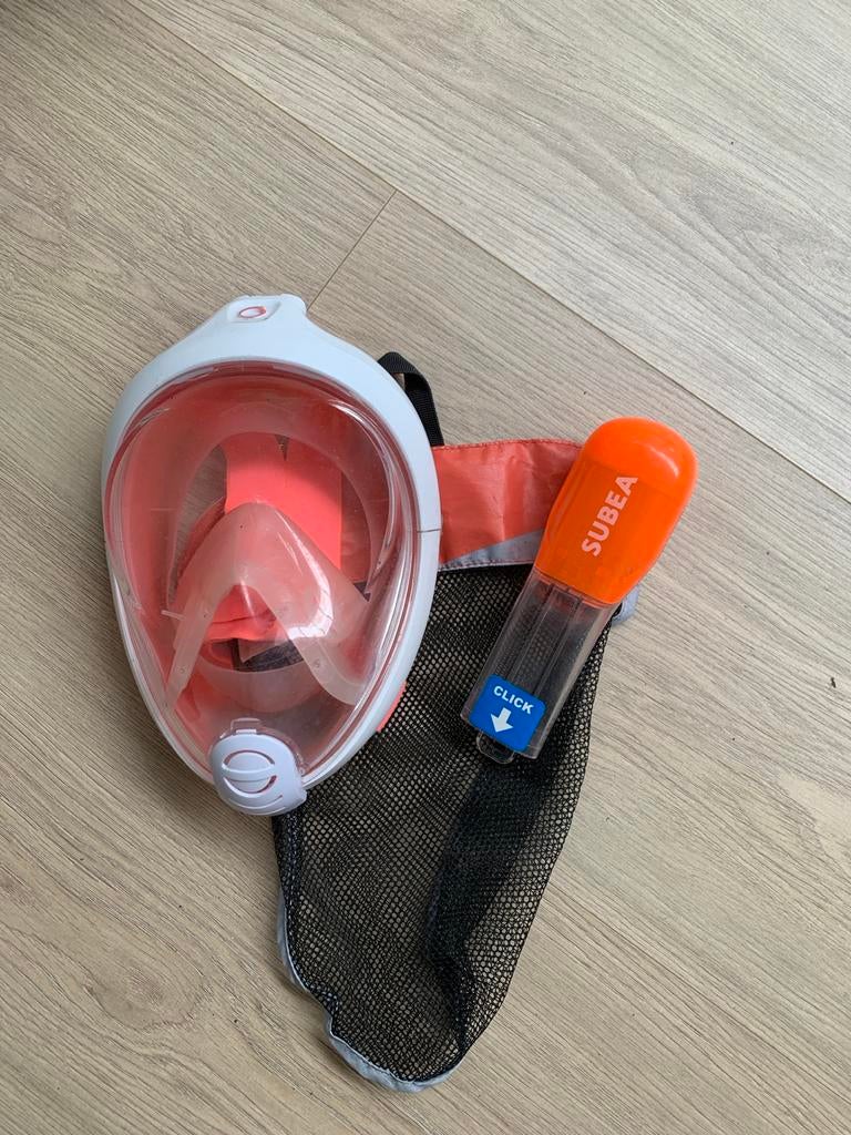 Snorkelmasker Subsea Easybreath - Maat S/M, Ophalen of Verzenden, Zo goed als nieuw, Snorkelmasker