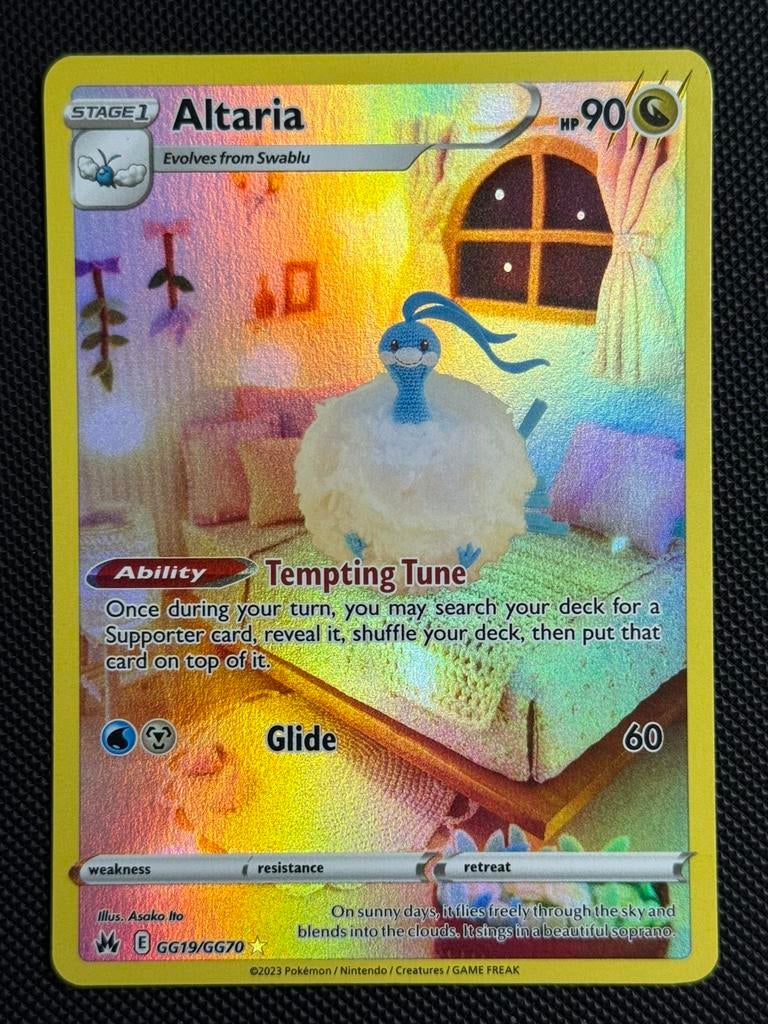 Altaria (CRZ GG19), Ophalen of Verzenden, Zo goed als nieuw, Losse kaart, Foil
