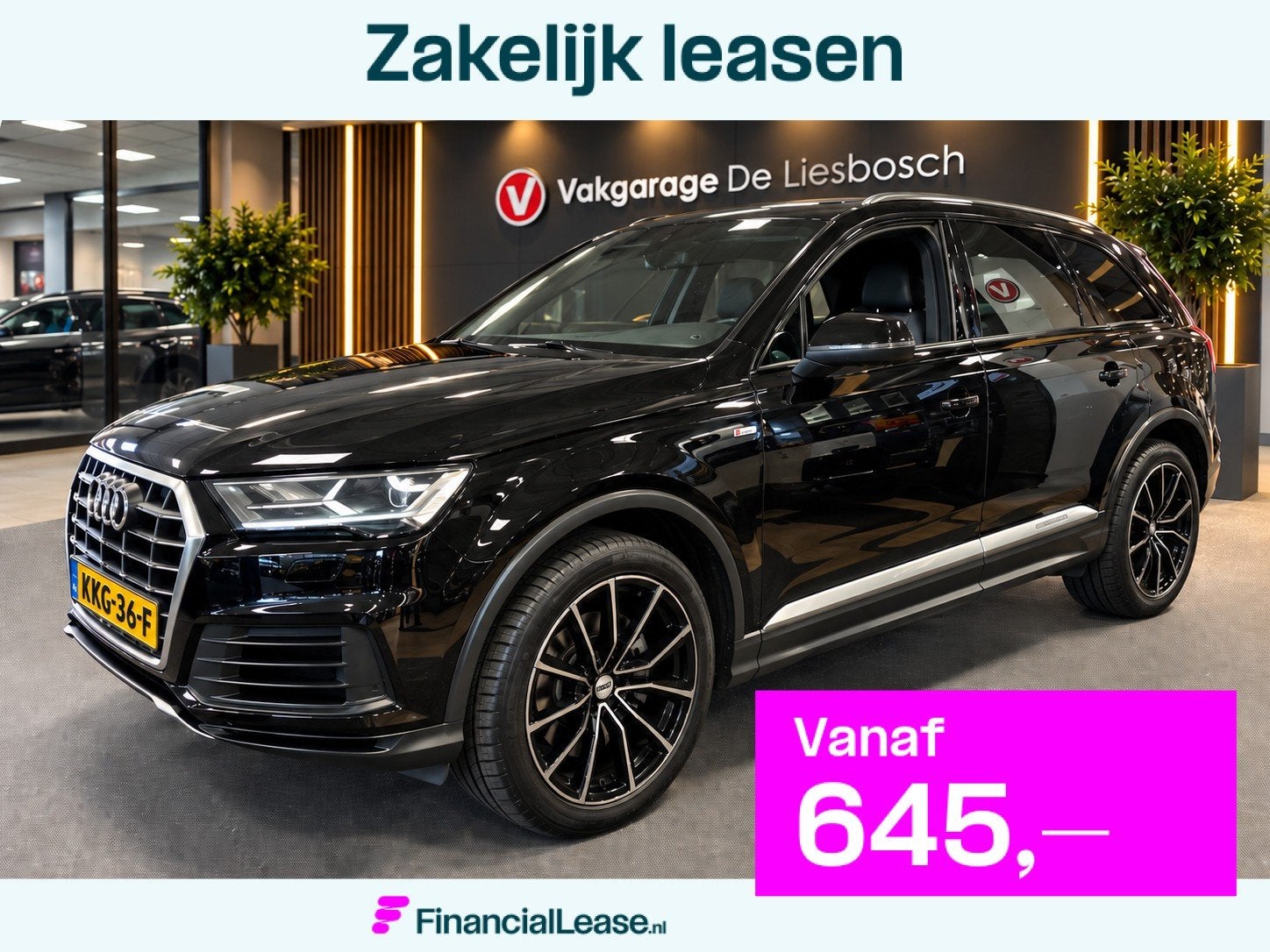 Audi Q7 55 TFSI phev e quattro Pro Line S-line / B&O / Leder, Gebruikt, 2995 cc, Bedrijf, SUV of Terreinwagen