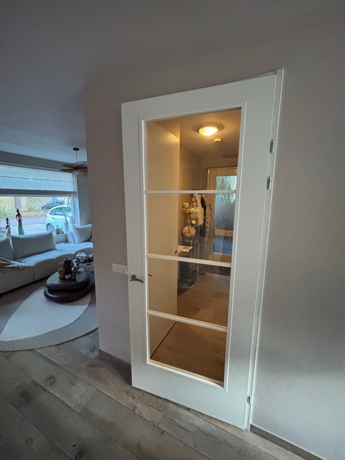 Svedex Binnendeur met Glas - Zo goed als nieuw, Doe-het-zelf en Verbouw, Ophalen, 80 tot 100 cm, Binnendeur, Nieuw