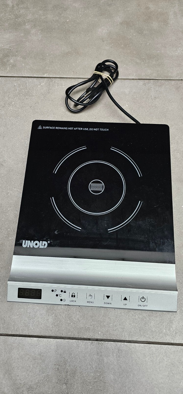 UNOLD Inductiekookplaat - werkt perfect, Ophalen, Gebruikt, 3 kookzones of minder, Inductie