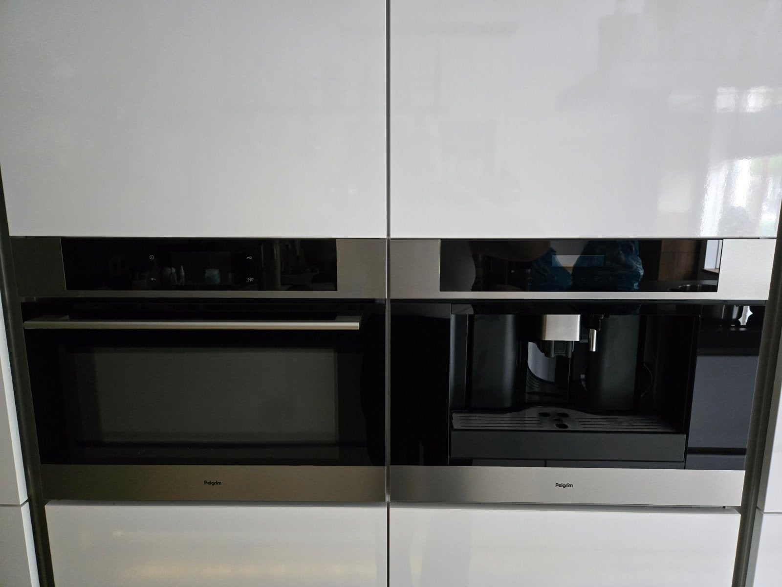 Pelgrim Koffiemachine + grillbak oven met magnetron functie, Ophalen, Gebruikt, Koffiemachine, Gemalen koffie