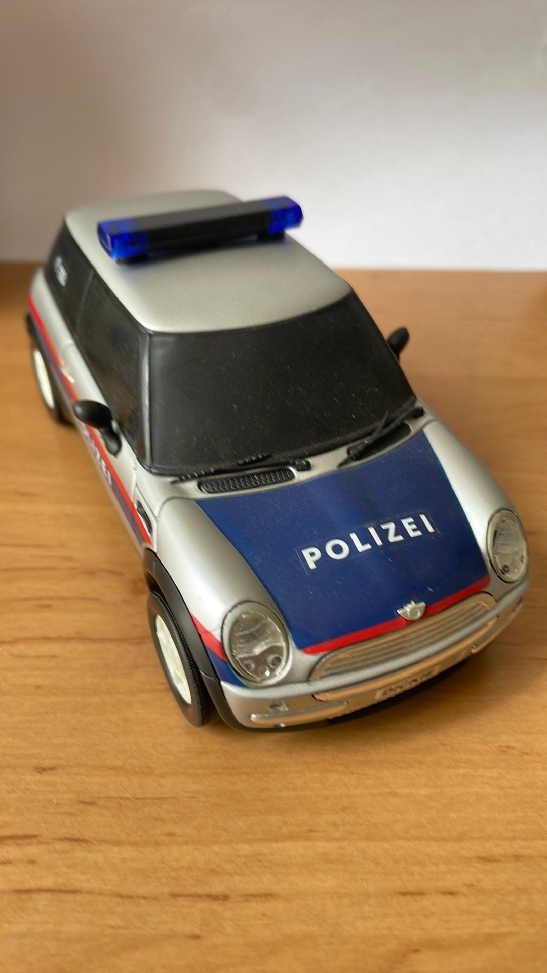 Mini Cooper S Politie Oostenrijk, Ophalen of Verzenden, Zo goed als nieuw, Bburago