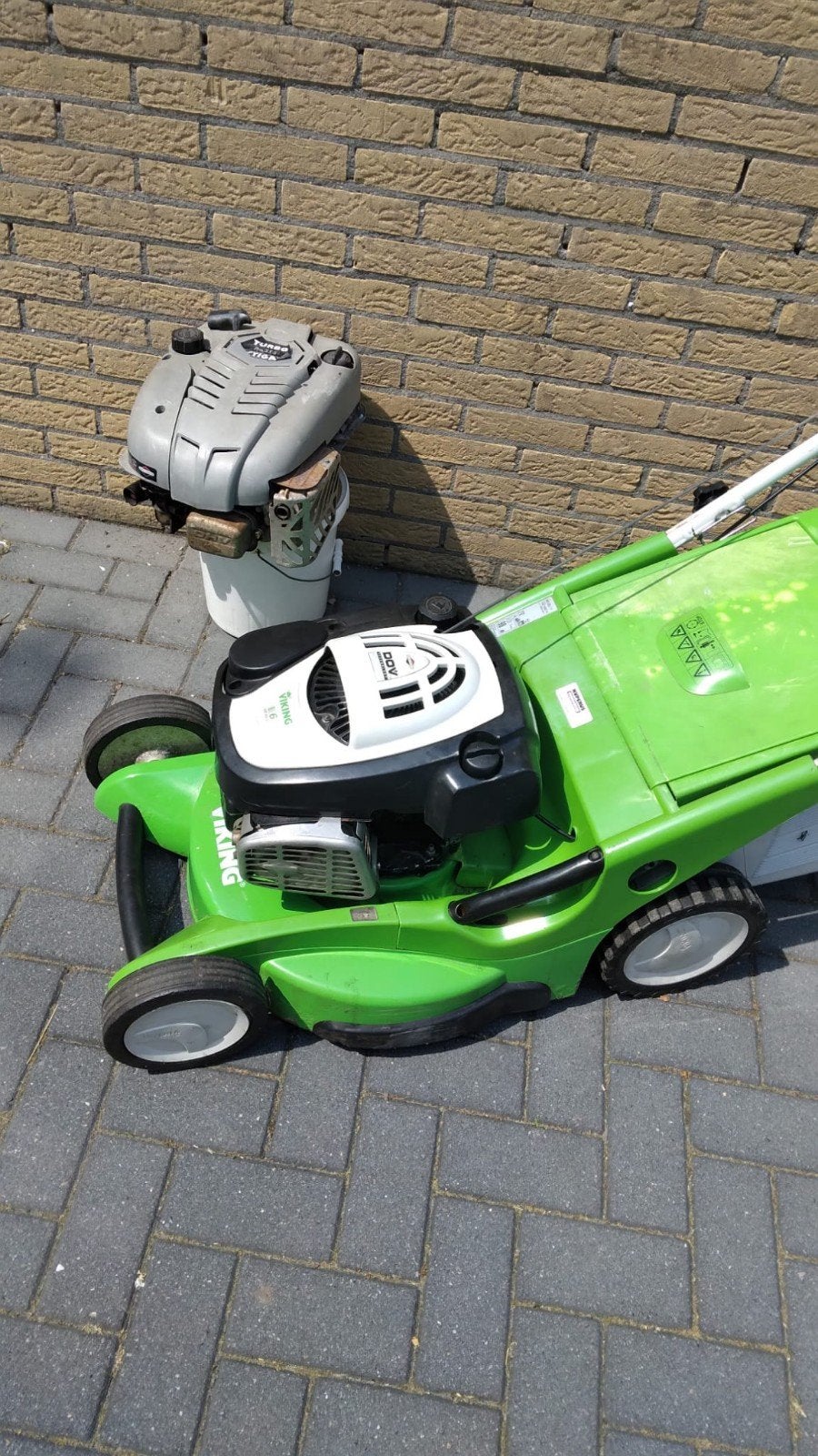 grasmaaier met reserve motor, Ophalen, Gebruikt, 50 cm of meer