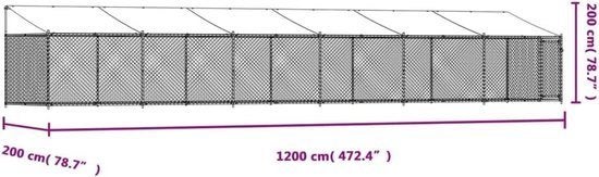 Hondenren – Hondenkooi – Buitenren – Hondenkennel – Dog Cage, Corvance B.V., Verzenden, Nieuw, Corvancebol@gmail.com
