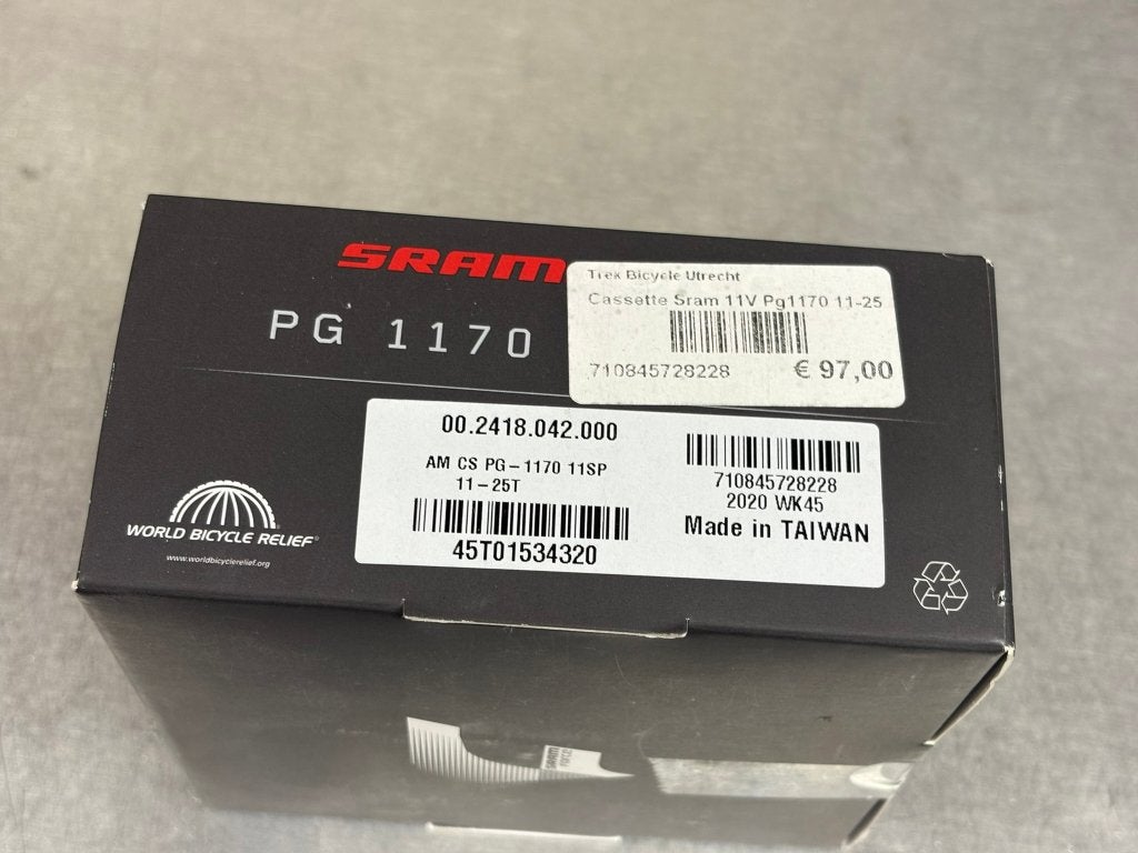 Cassette Sram Force 11 Speed 11-25, Fietsen en Brommers, Fietsonderdelen, Overige typen, Nieuw, Ophalen of Verzenden, SRAM