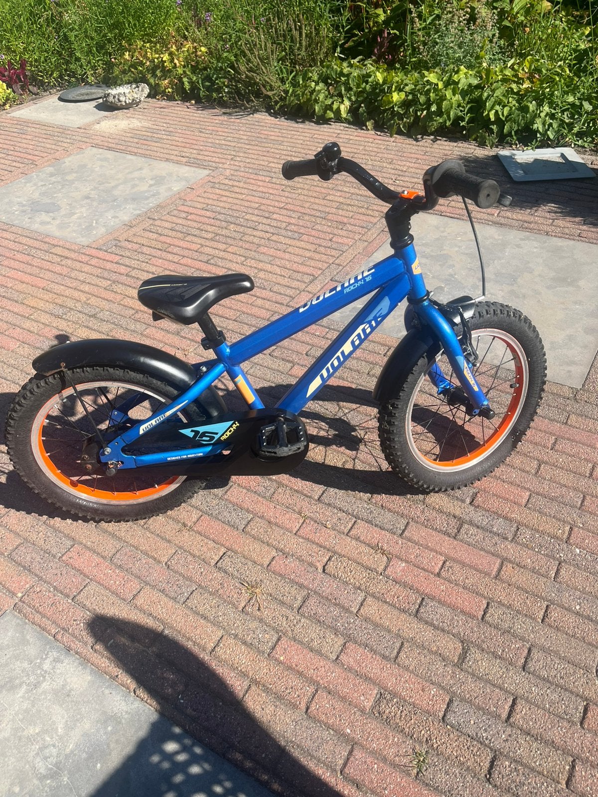 Cross fietsje 16 inch  zgan, Ophalen, Terugtraprem, 16 tot 20 inch, Staal